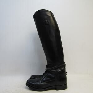 Dehner's Womens Size 8 Black Leather English Riding Equestrian Boots